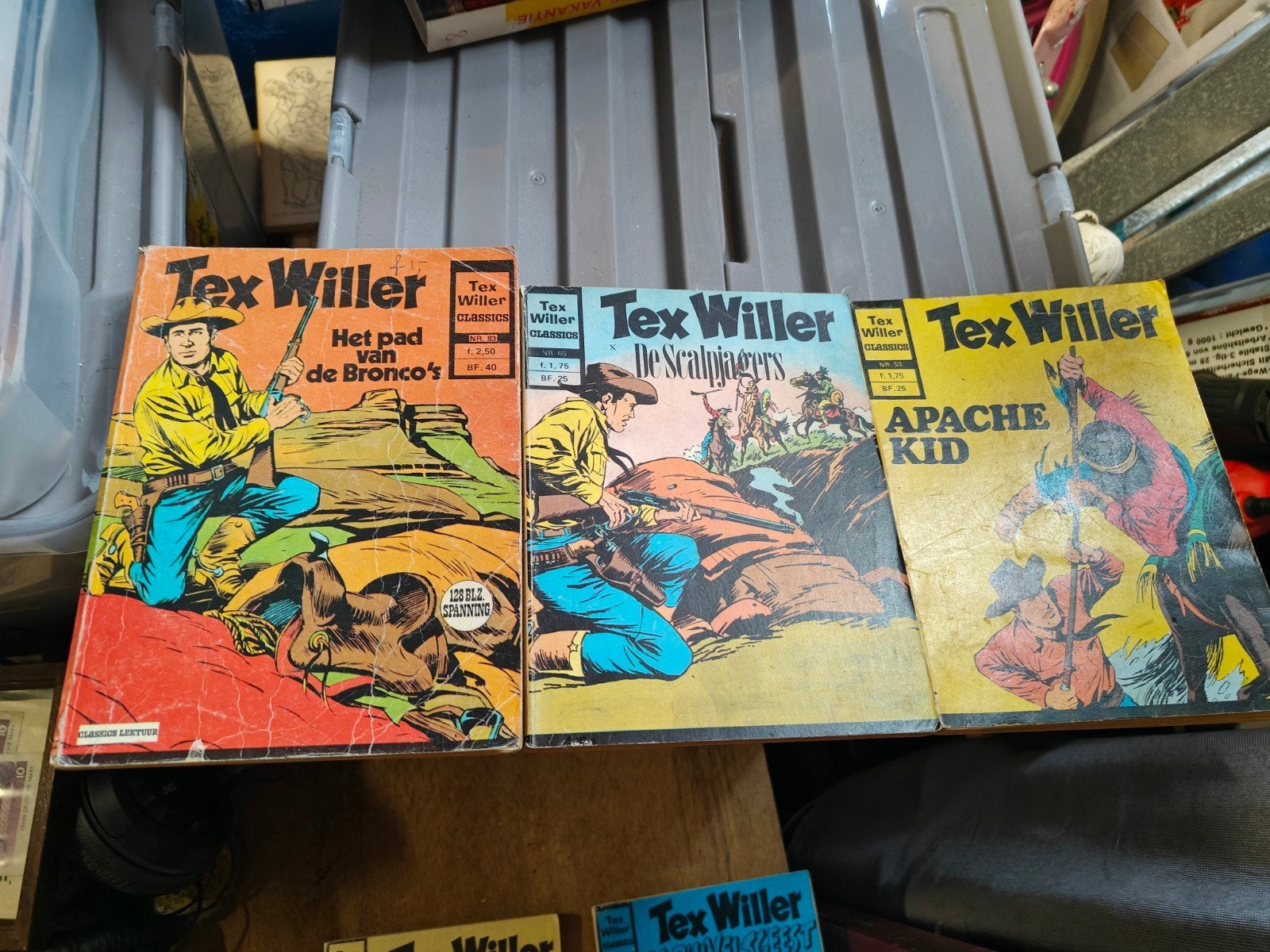 69 Tex Willer stripboeken, Meerdere stripboeken, Ophalen of Verzenden, Gelezen