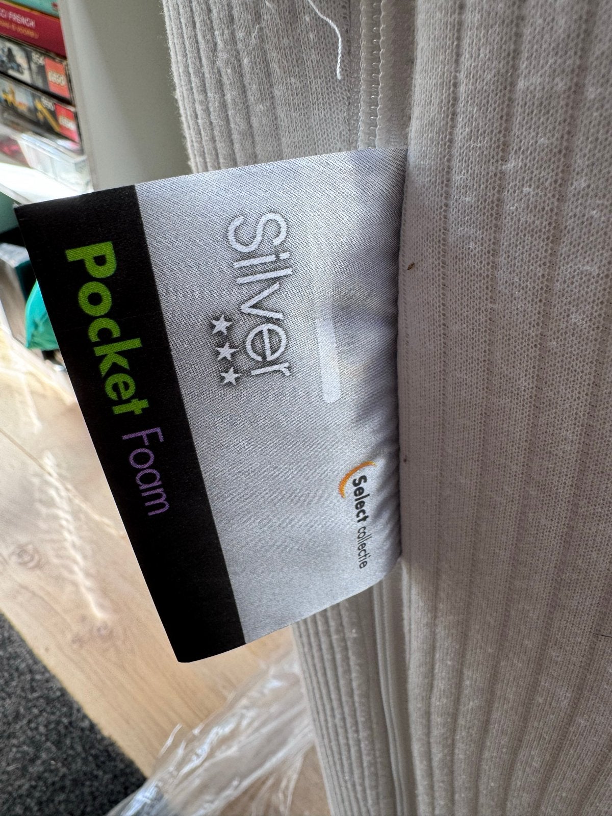 Pocketveermatras Silver Pocket Foam, Ophalen, 90 cm, Eenpersoons, Zo goed als nieuw