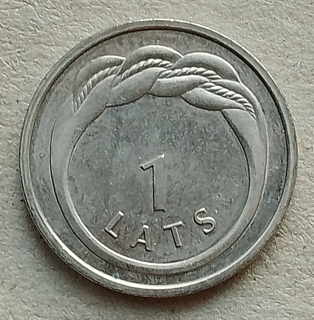 Letland, 1 lats 2009 km101, Ophalen of Verzenden, Overige landen, Losse munt