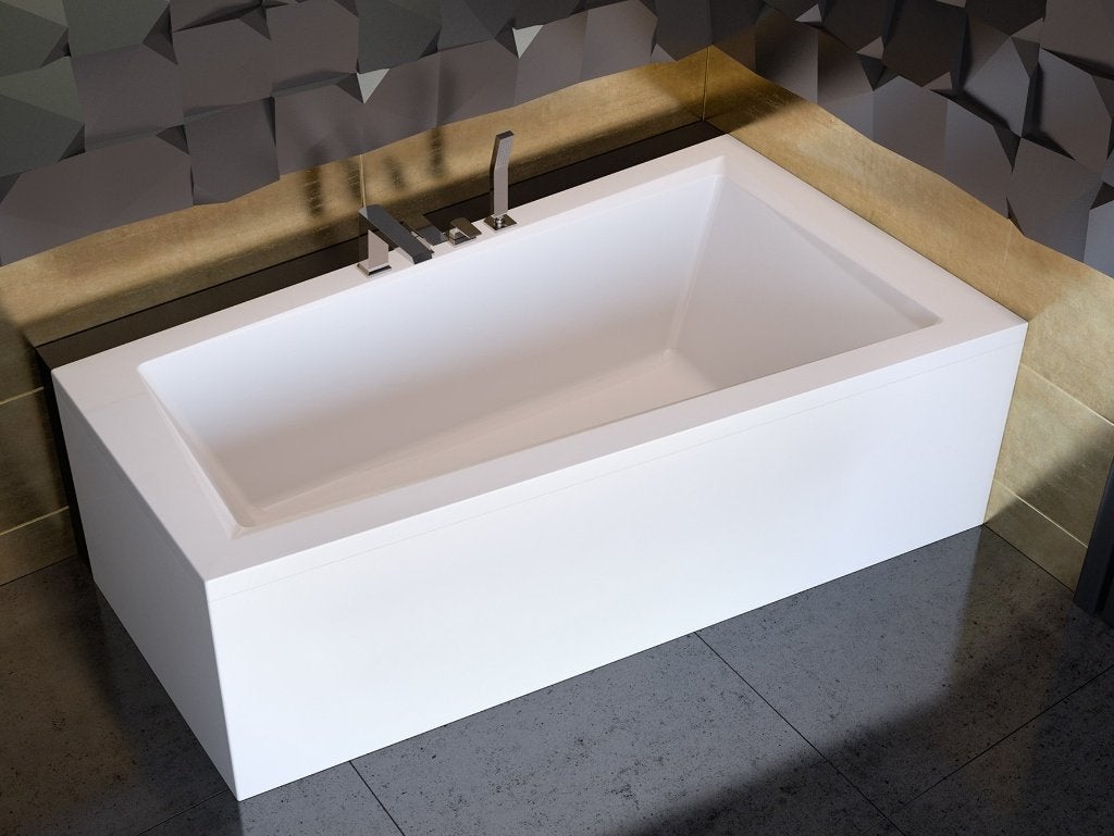 HOEKBAD 160x90 cm asymmetrisch incl poten, Ophalen, Nieuw