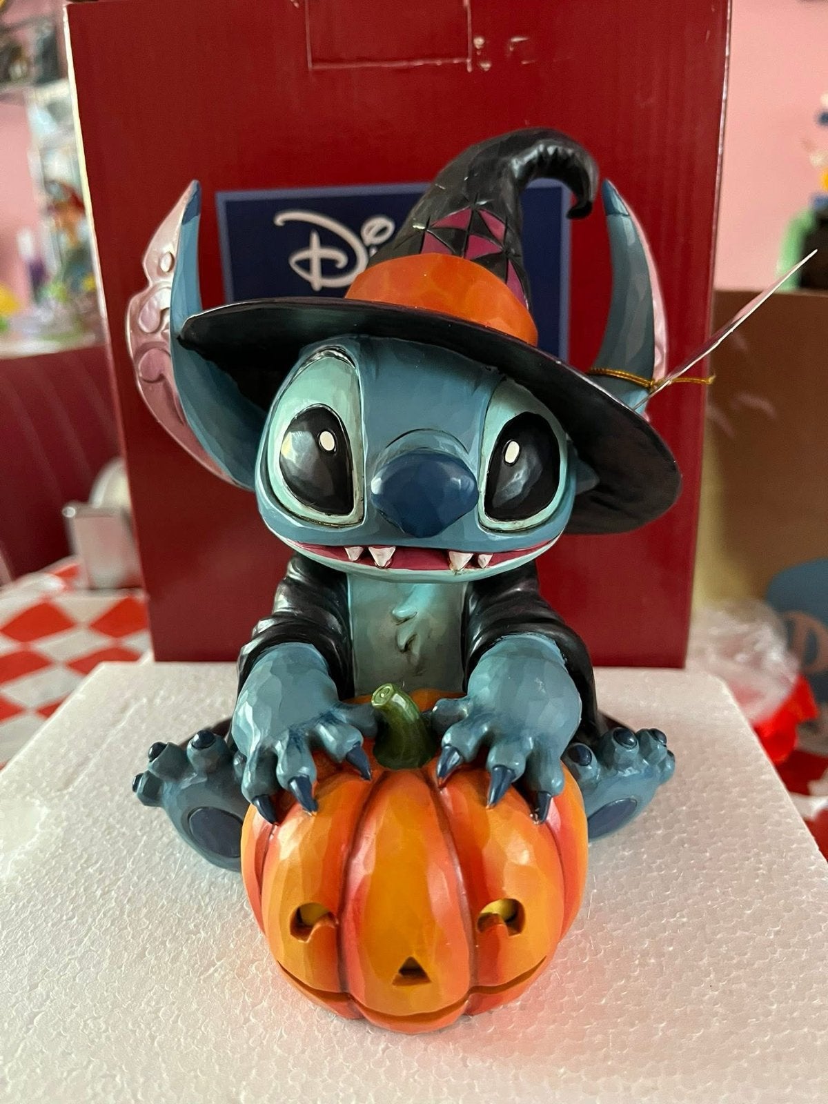 Disney Stitch Halloween Beeldje met Pompoen, -, -, Nieuw, Ophalen of Verzenden