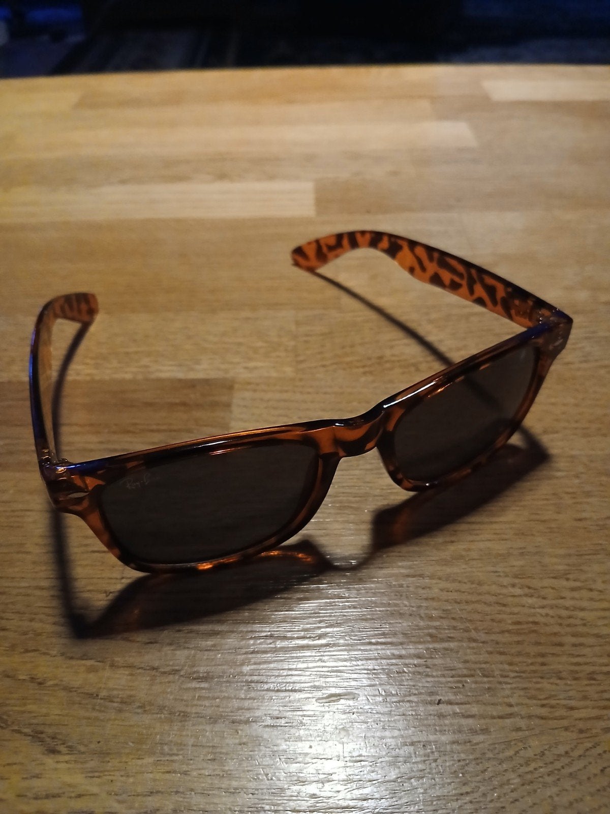 Ray-Ban Heren Zonnebril - Stijlvol en Tijdloos, Zonnebril, Bruin, Ophalen of Verzenden, Zo goed als nieuw
