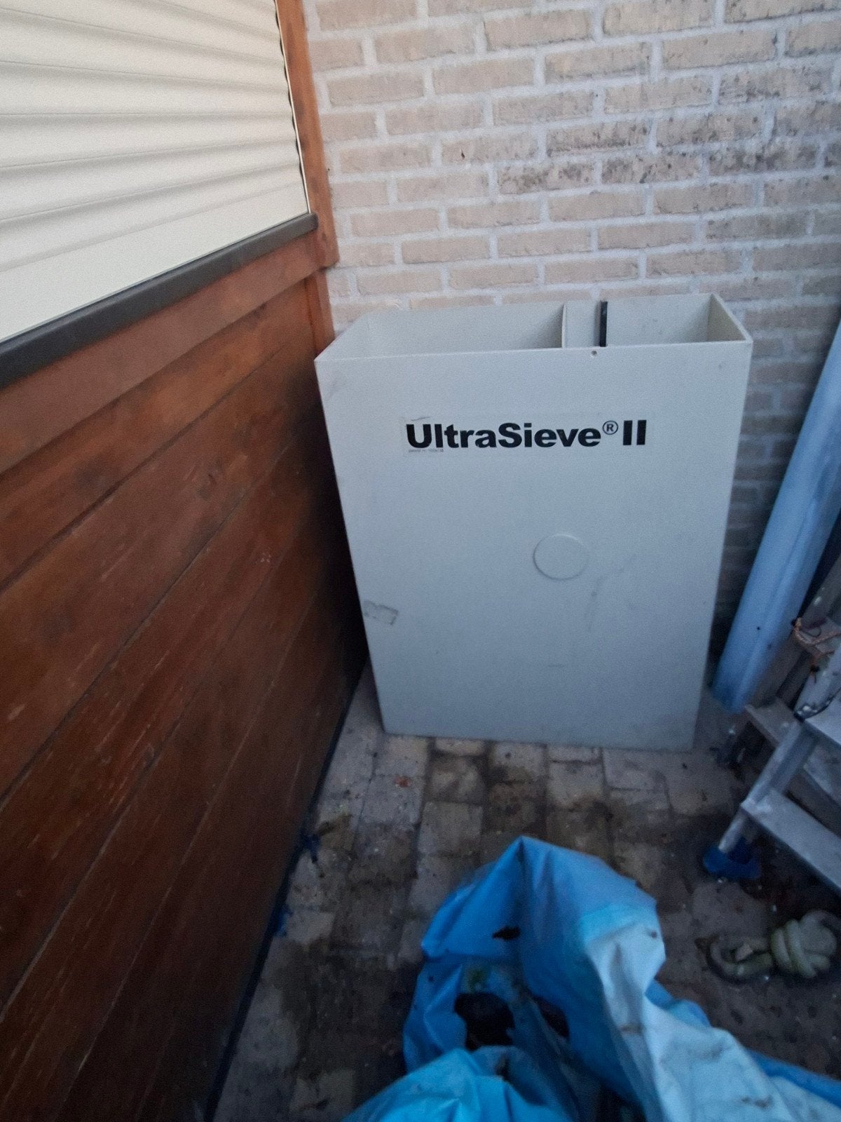 UltraSieve II vijverfilter, Ophalen, Gebruikt