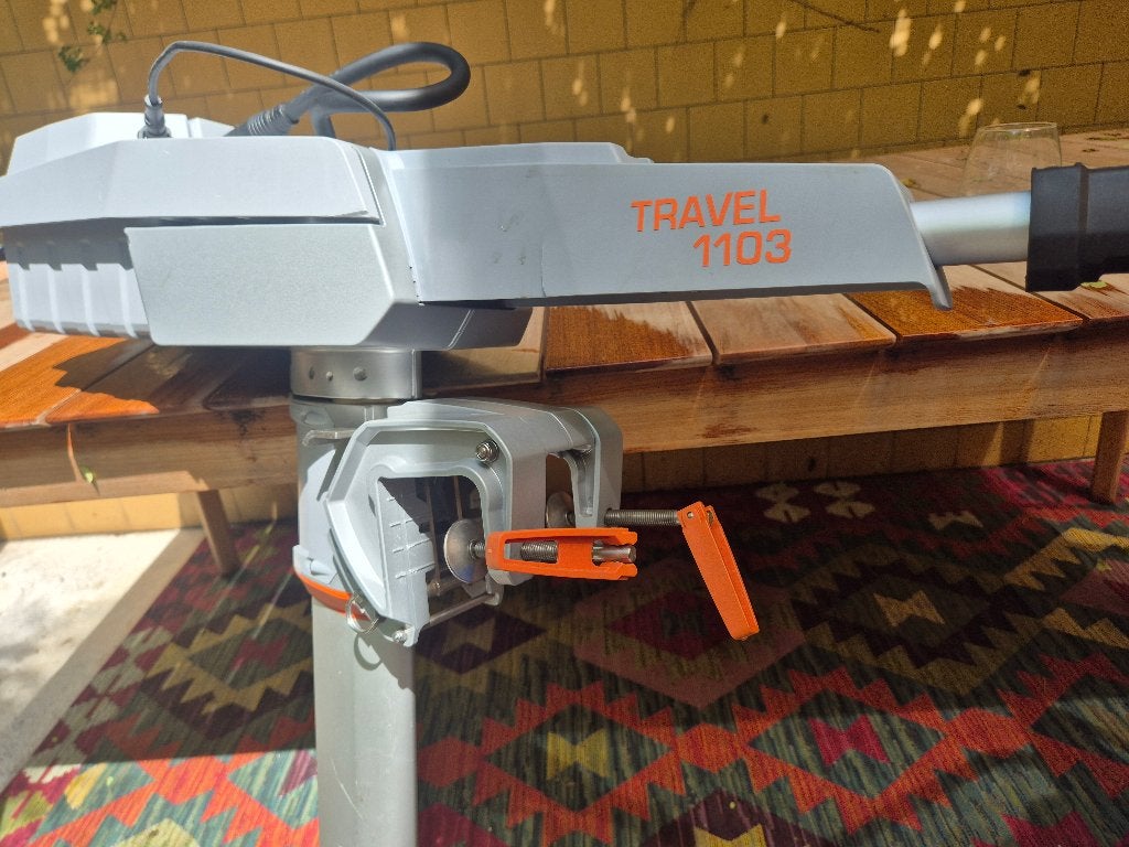 Torqeedo travel 1103 CS, nieuwstaat, slechts 1 keer gebruikt, Ophalen, Minder dan 5 pk, Elektrisch, Zo goed als nieuw
