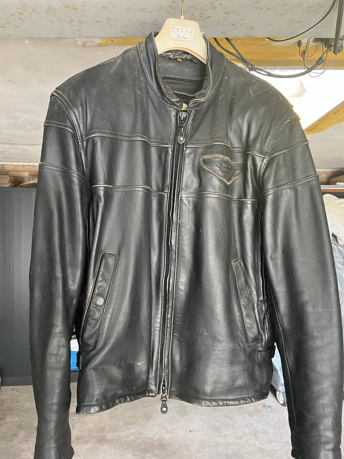 Harley-Davidson Leren Motorjas - Zwart, Maat XL, Motoren, Kleding | Motorkleding, Ophalen of Verzenden, Tweedehands, Heren, Jas | leer