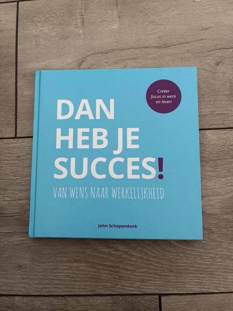 Dan heb je succes! - John Schapendonk, Ophalen of Verzenden, Nieuw