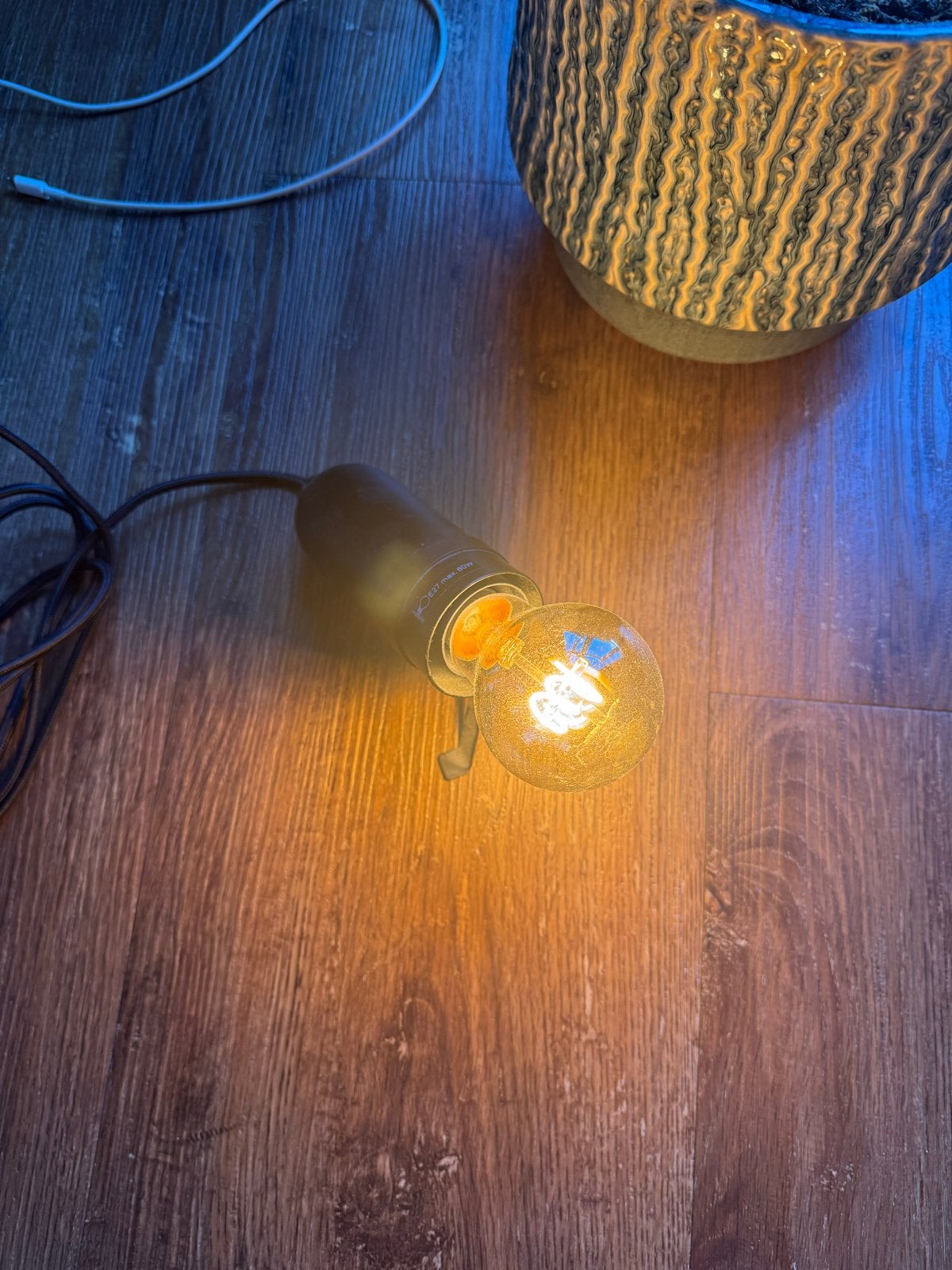 Zwarte sfeerlamp met bol van Ikea, ongebruikt, Ophalen, Zwart, Nieuw, Metaal