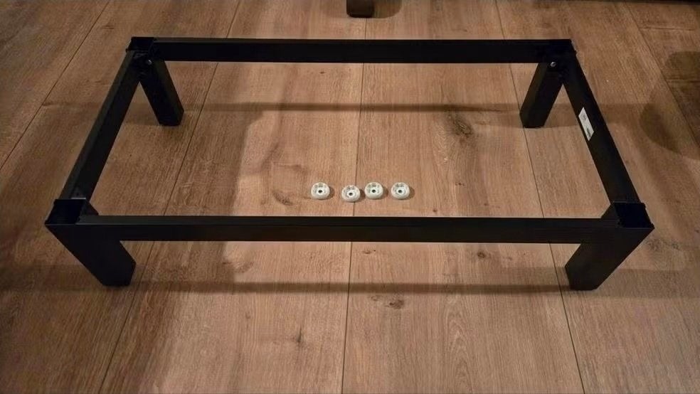 2x Kallax poten onderstel ZWART Ikea, Ophalen, Tafelpoot, Minder dan 50 cm, 50 tot 100 cm