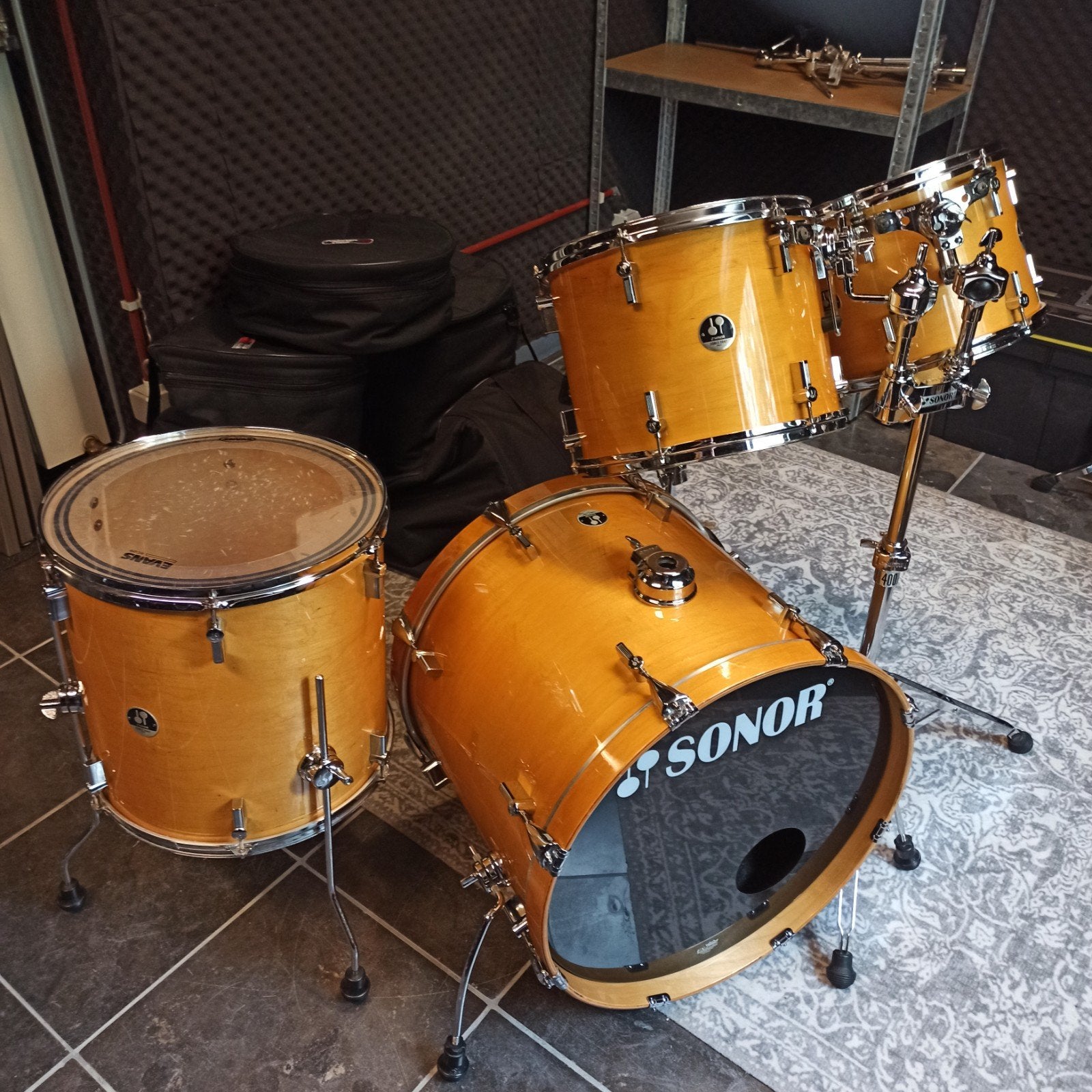 Sonor Force 2007 + Accessoires, Ophalen, Gebruikt, Sonor