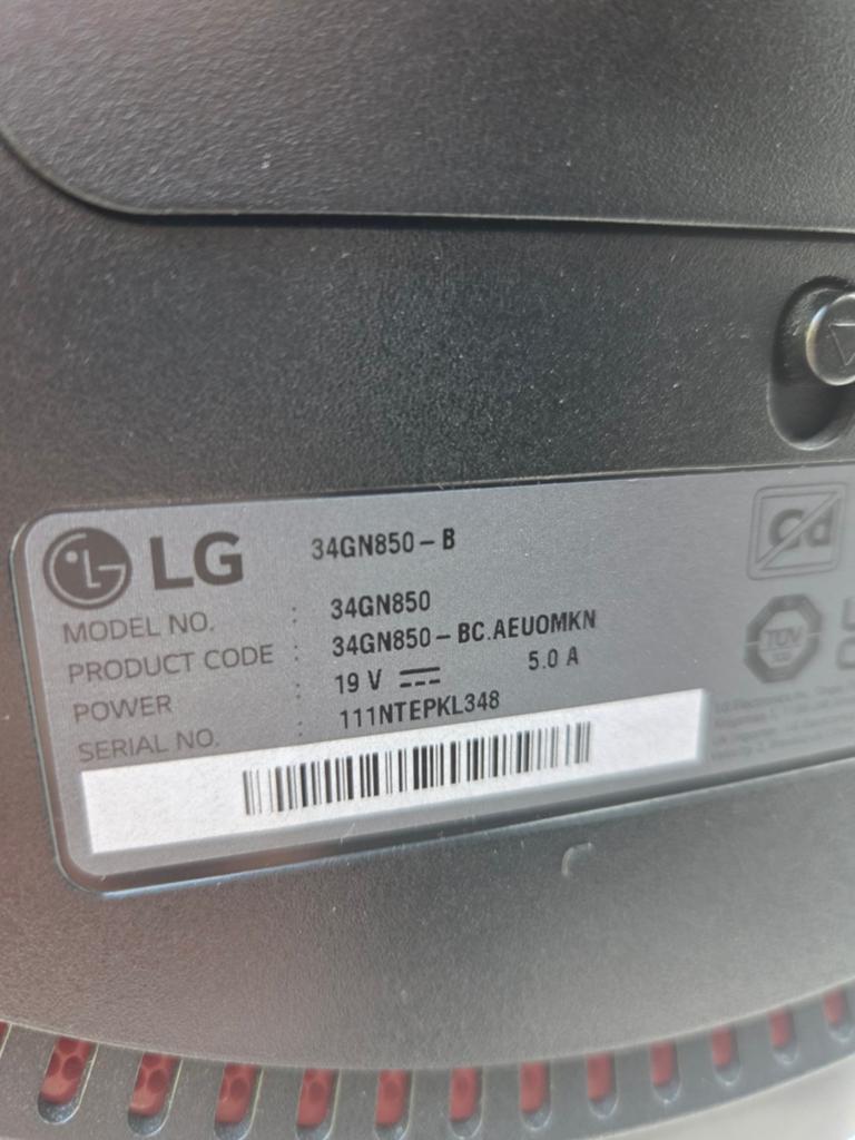 Lg gaming monitor 34GN850, Computers en Software, Monitoren, Gaming, IPS, Ophalen of Verzenden, 151 t/m 200 Hz