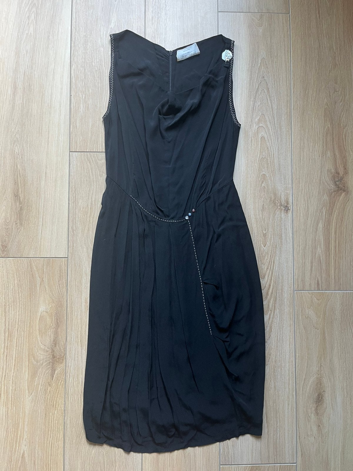 Zwarte jurk Elisa Cavaletti maat 36, Kleding | Dames, Zwart, Ophalen of Verzenden, Zo goed als nieuw, Maat 36 (S)