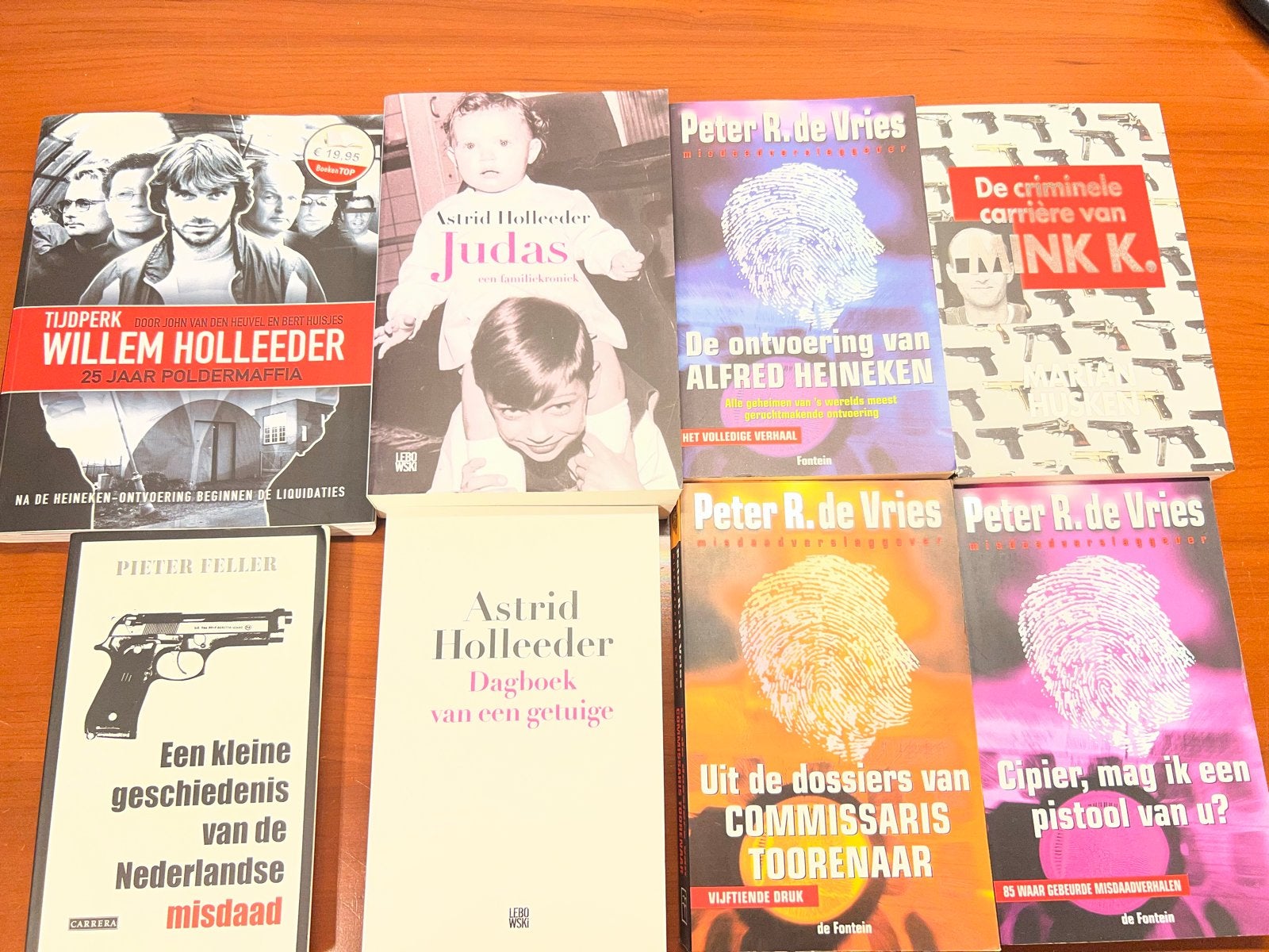 Misdaadboeken: Peter R. de Vries, Holleeder, Feller, Husken, Ophalen of Verzenden, Gelezen, Maatschappij en Samenleving, Nederland