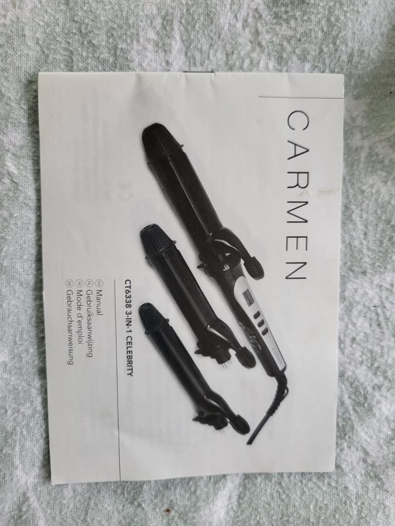 Carmen Krultang  3-in-1, Ophalen of Verzenden, Zo goed als nieuw, Krultang of Stijltang