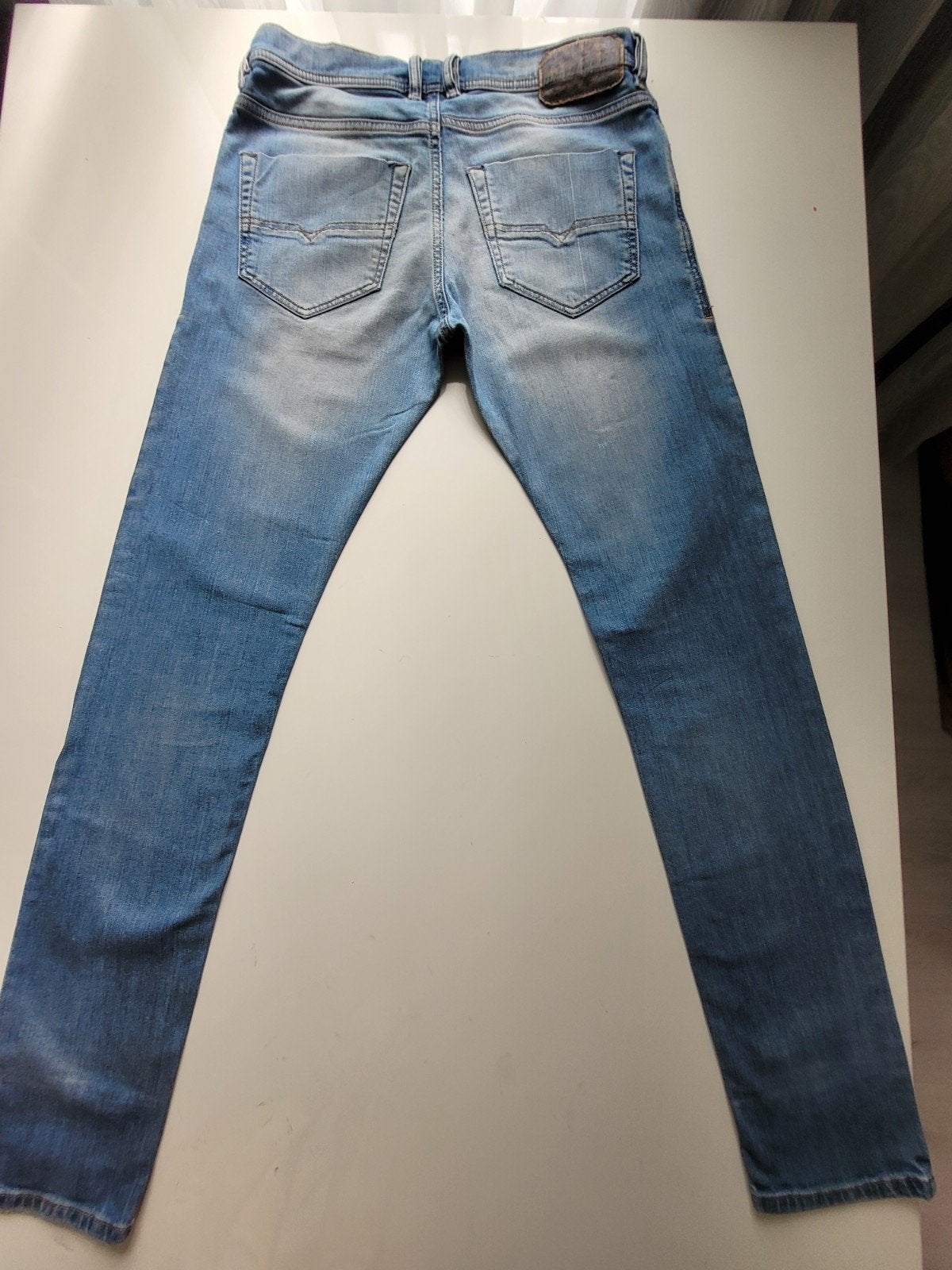 DIESEL TEPPHAR SLIM CARROT STRETCH JEANS SIZE 30/32, Diesel, Blauw, W32 (confectie 46) of kleiner, Ophalen of Verzenden