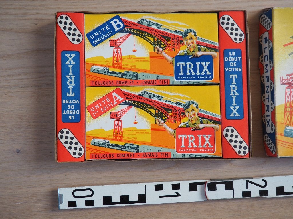 Vintage Trix Elementrix Constructie Speelgoed Set (Frans), Antiek en Kunst, Ophalen of Verzenden