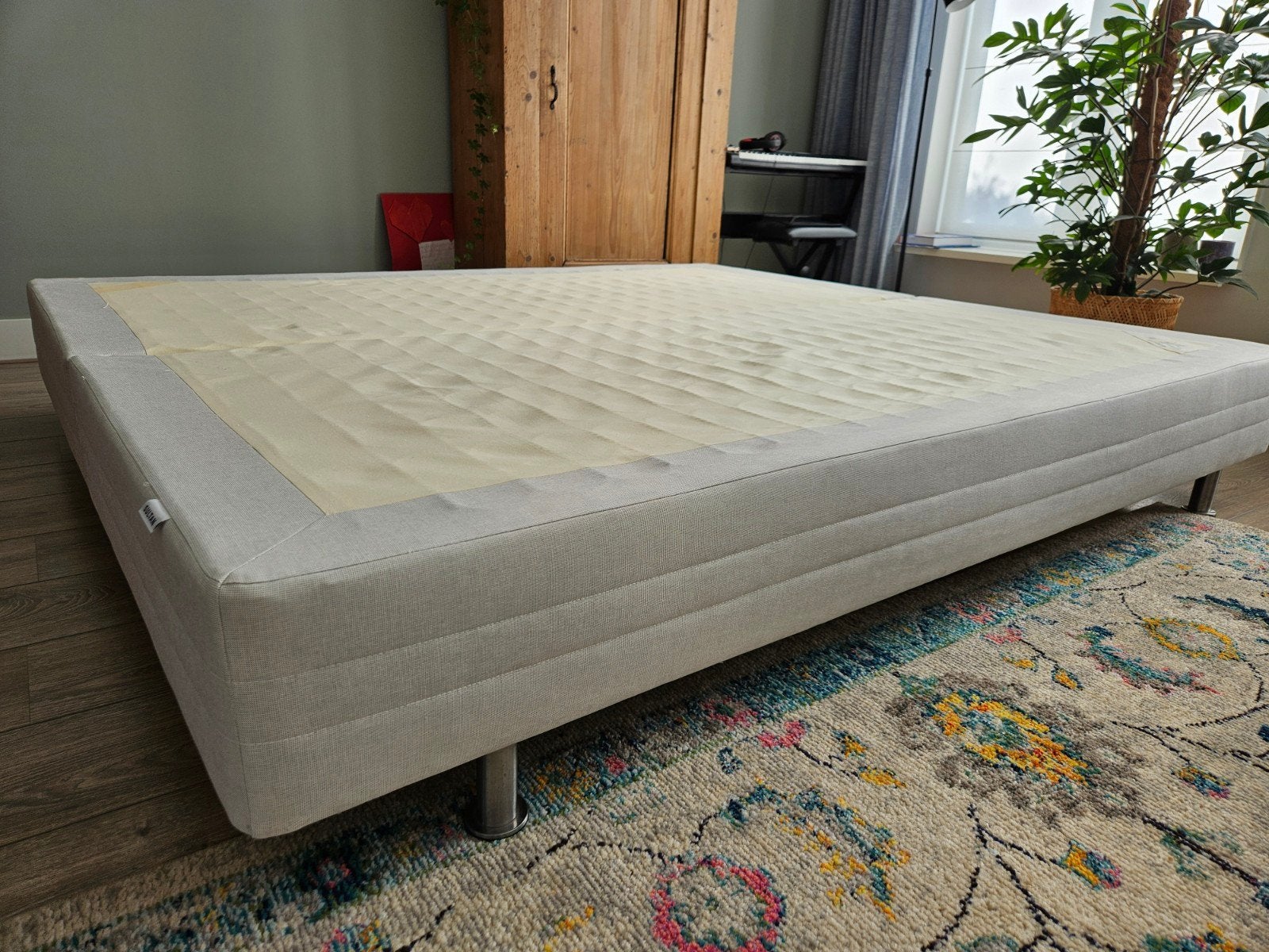 Onderstel boxspring 180x200 gratis, Ophalen, Tweepersoons, Zo goed als nieuw, 180 cm
