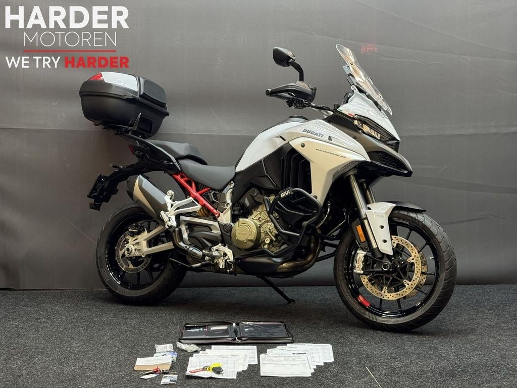 DUCATI Multistrada V4 S/BOMVOL/TOPSTAAT/GARANTIE!, Motoren, Motoren | Ducati, DUCATI, 4 cilinders, Motorrijbewijs A, Bedrijf