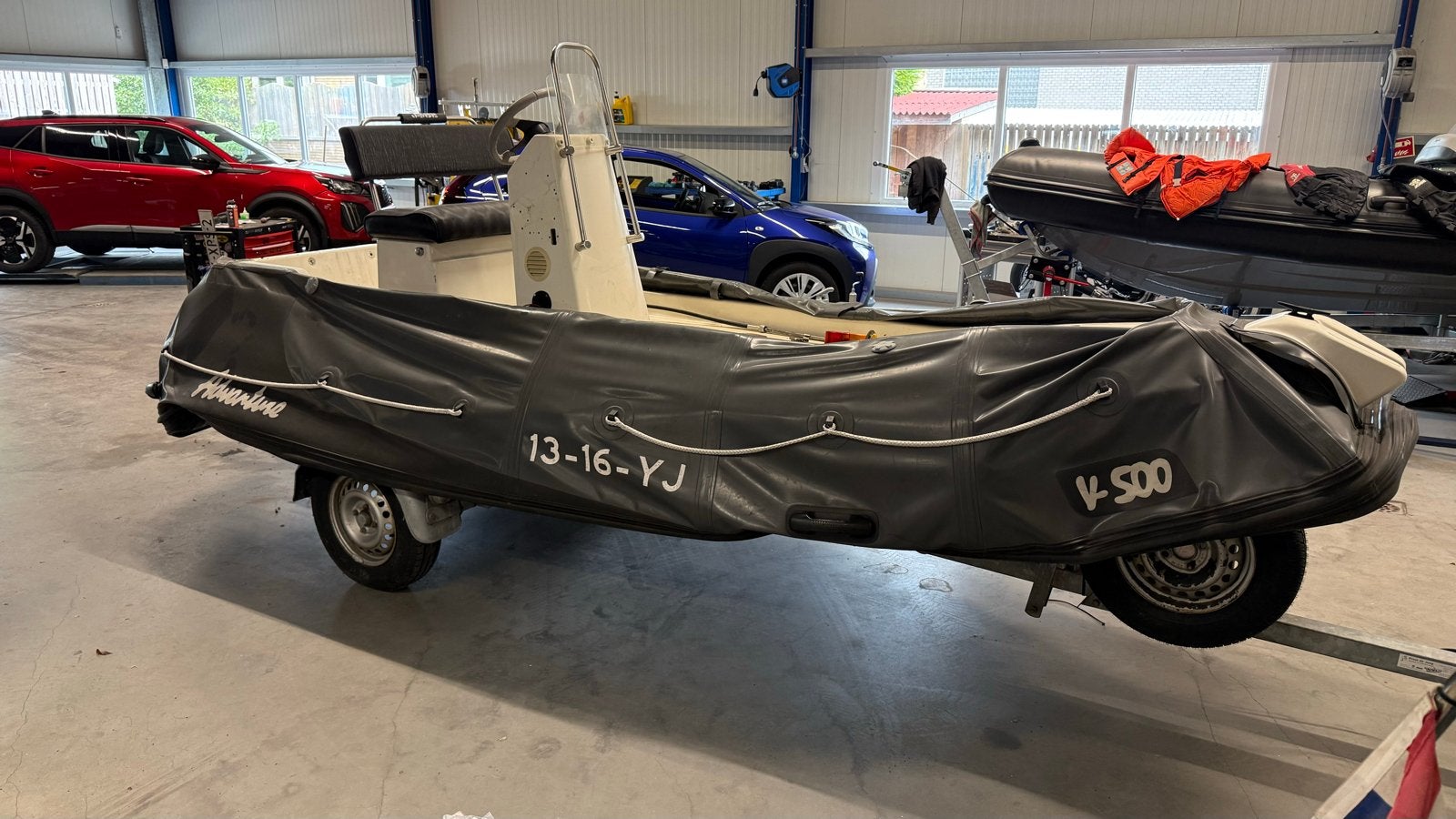 Adventure V-500 RIB en trailer. Loop of sloop., Gebruikt, Inclusief trailer, Ophalen, Polyester/glasvezel