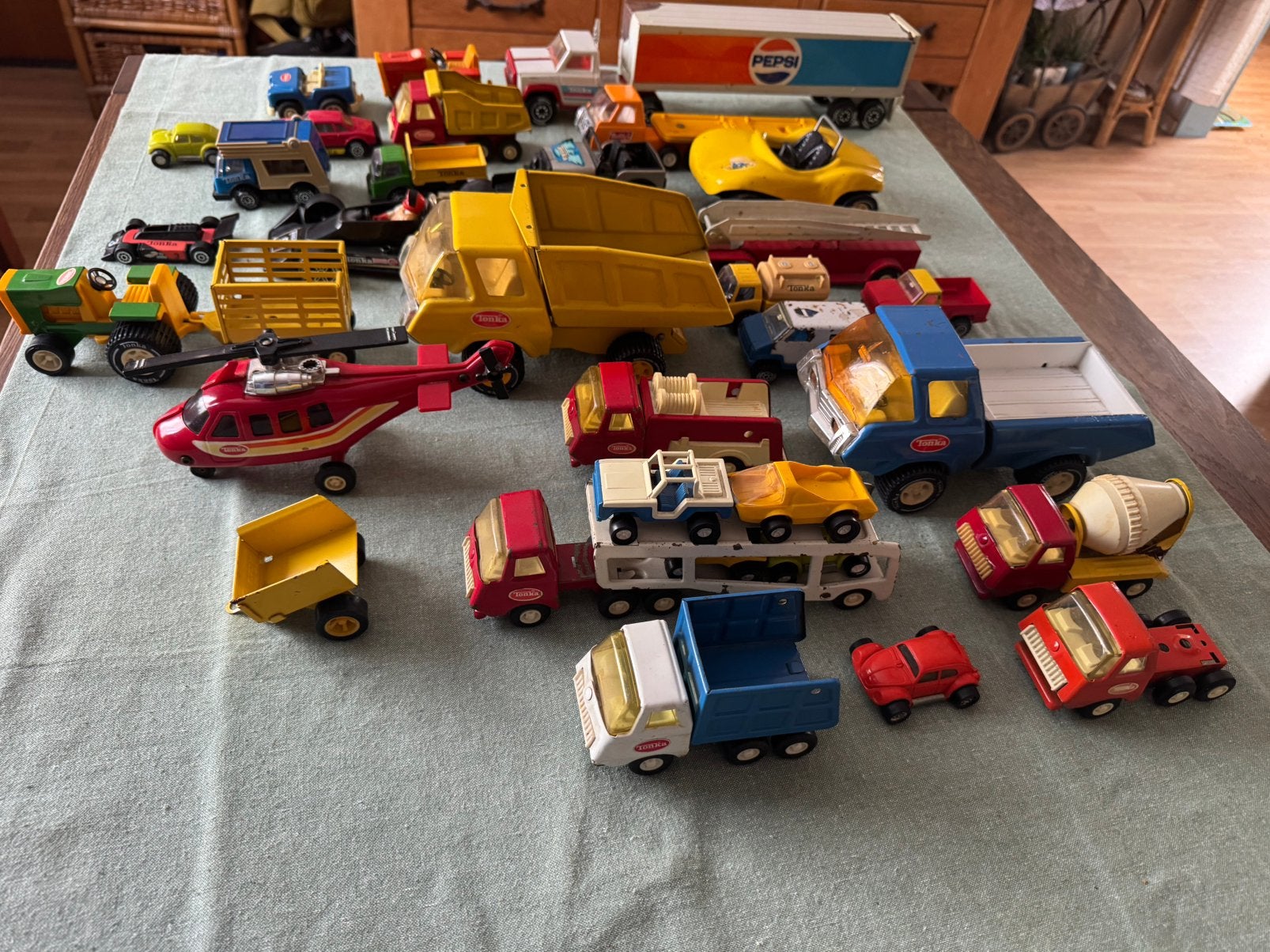 Tonka Auto’s, Ophalen, Gebruikt