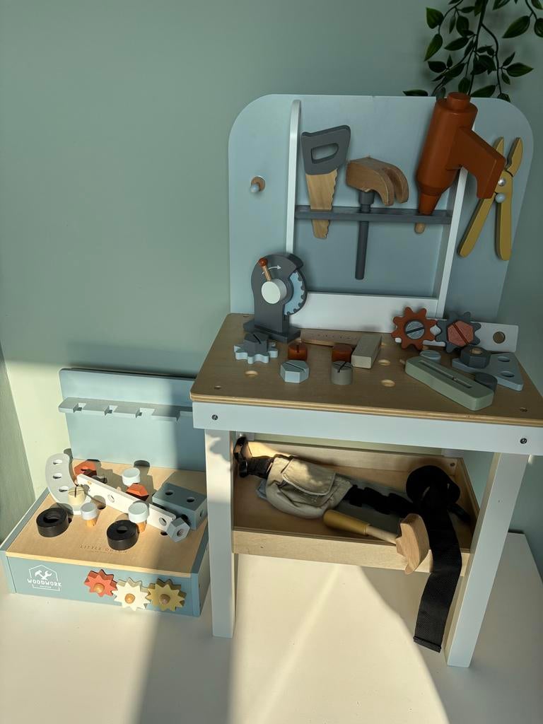 Tryco Houten Werkbank - Kleine Werktafel little dutch, Ophalen, Gebruikt, Jongen of Meisje