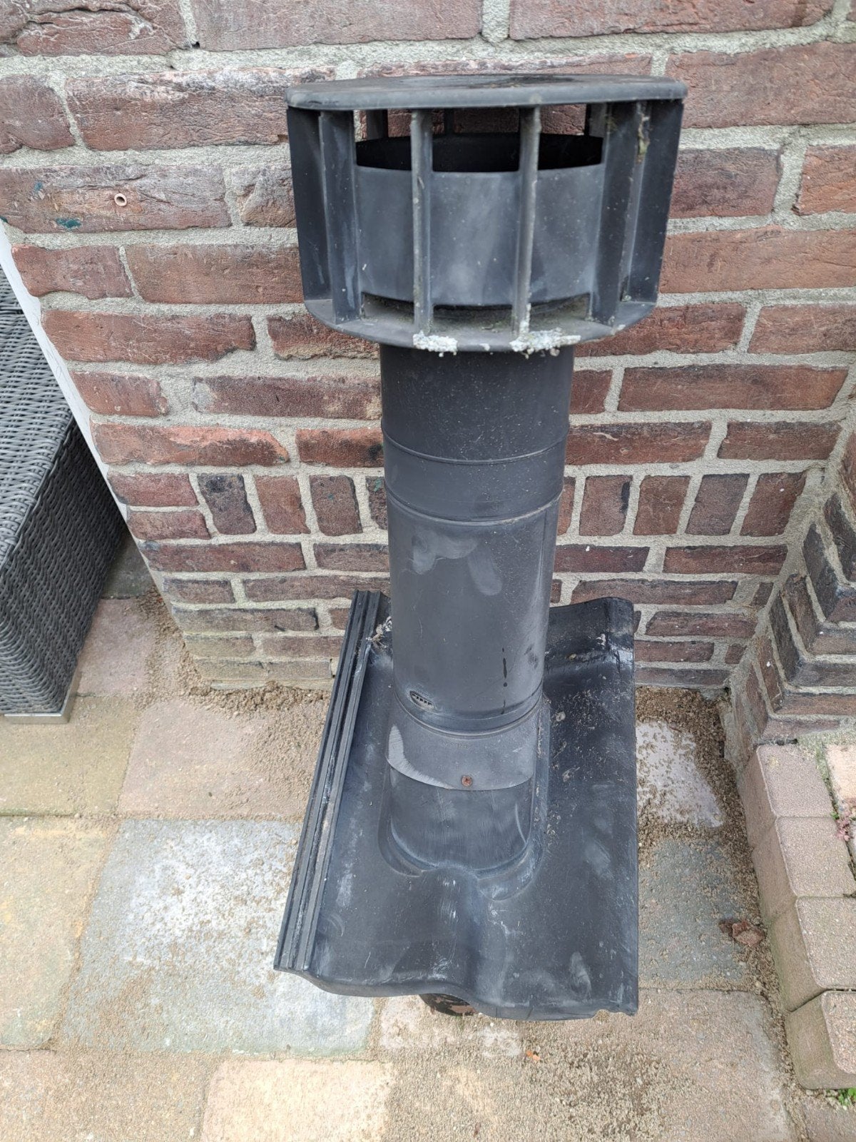 ontluchting betonpan, Ophalen, Gebruikt, Afzuiger