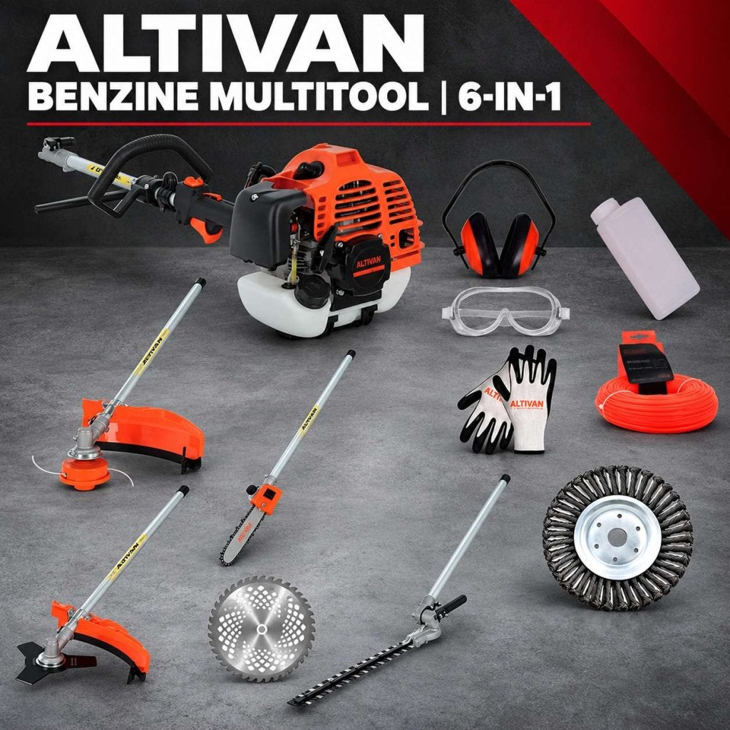 Altivan Multitool 6-in-1 52 cc benzine combitool, Nieuw, <redacted>, Altivan, Ophalen