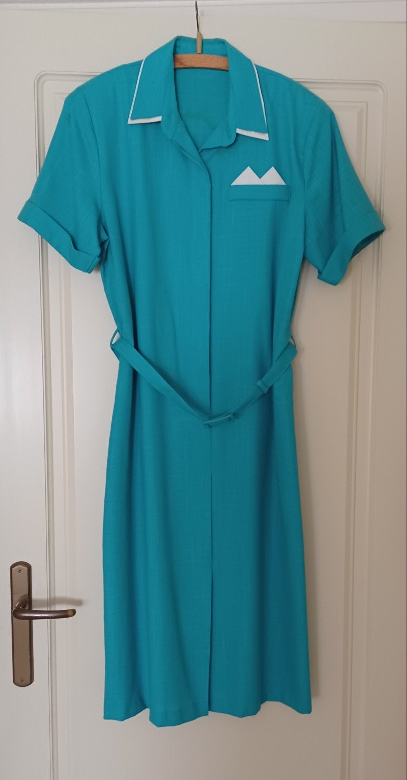 Vintage jaren 50 jurk., Maat 38/40 (M), Ophalen of Verzenden, Zo goed als nieuw, Vintage