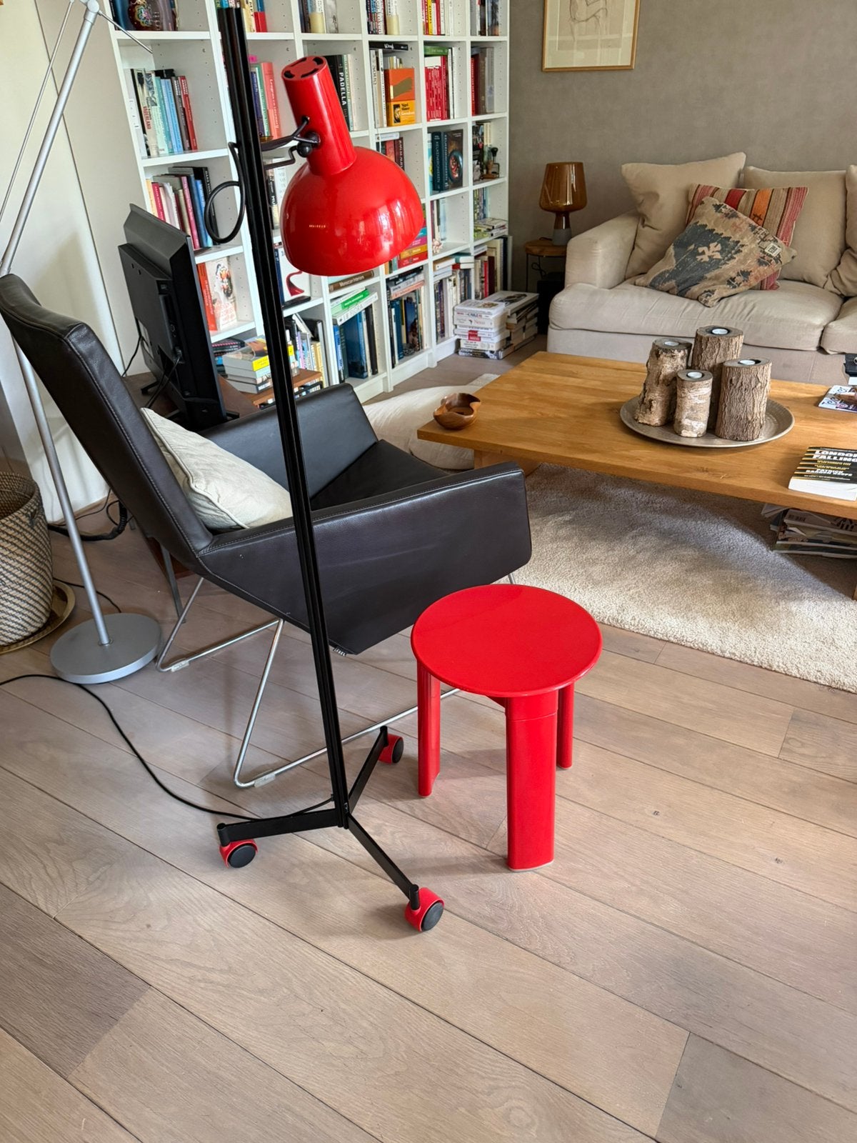 Space Age rood - Olaf von Bohr voor Gedy, Italië, Ophalen of Verzenden, Gebruikt, Kunststof