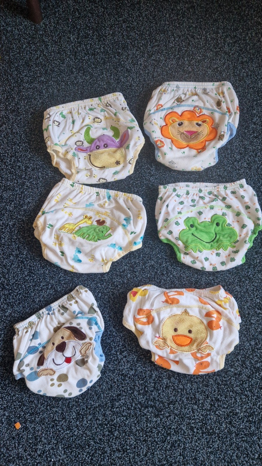 wasbare oefenbroekjes, Ophalen