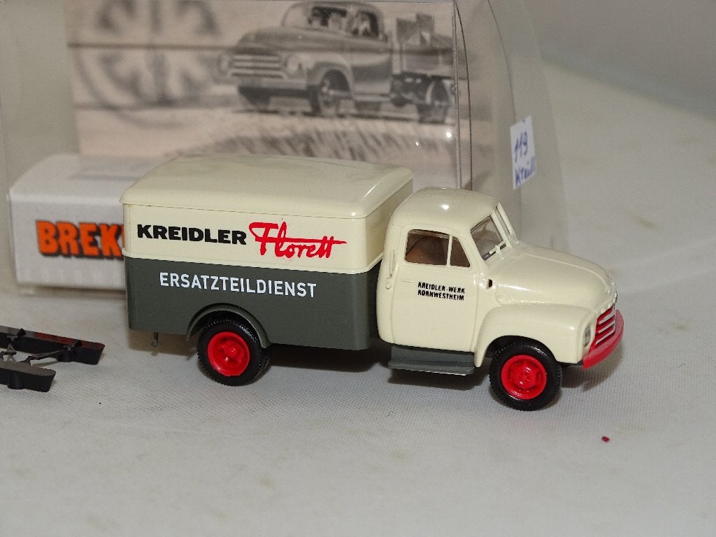 1/87 Brekina Opel Bliz Kreidler, Hobby en Vrije tijd, Ophalen of Verzenden, Nieuw, Bus of Vrachtwagen, Brekina