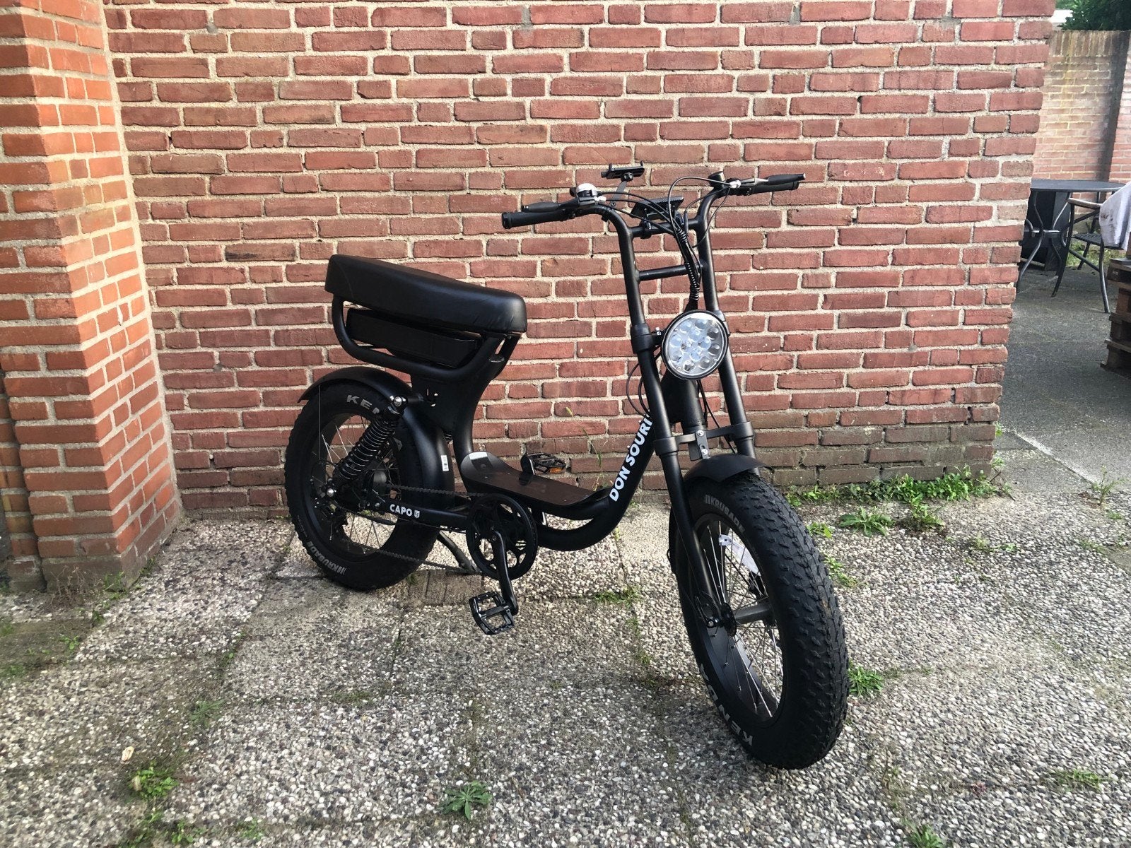 Don Souris Capo Matte Black E-bike Fatbike, Fietsen en Brommers, Ophalen of Verzenden, Zo goed als nieuw, Overige merken