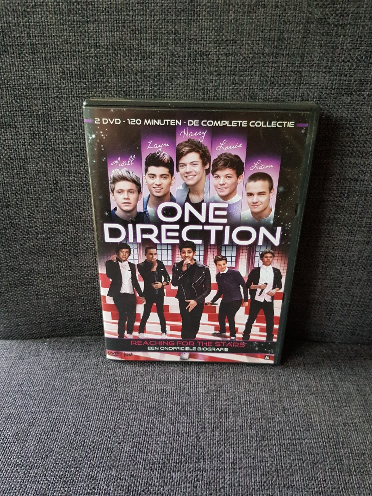 One Direction - Reaching for the stars (2 DVD), Alle leeftijden, Ophalen of Verzenden, Zo goed als nieuw