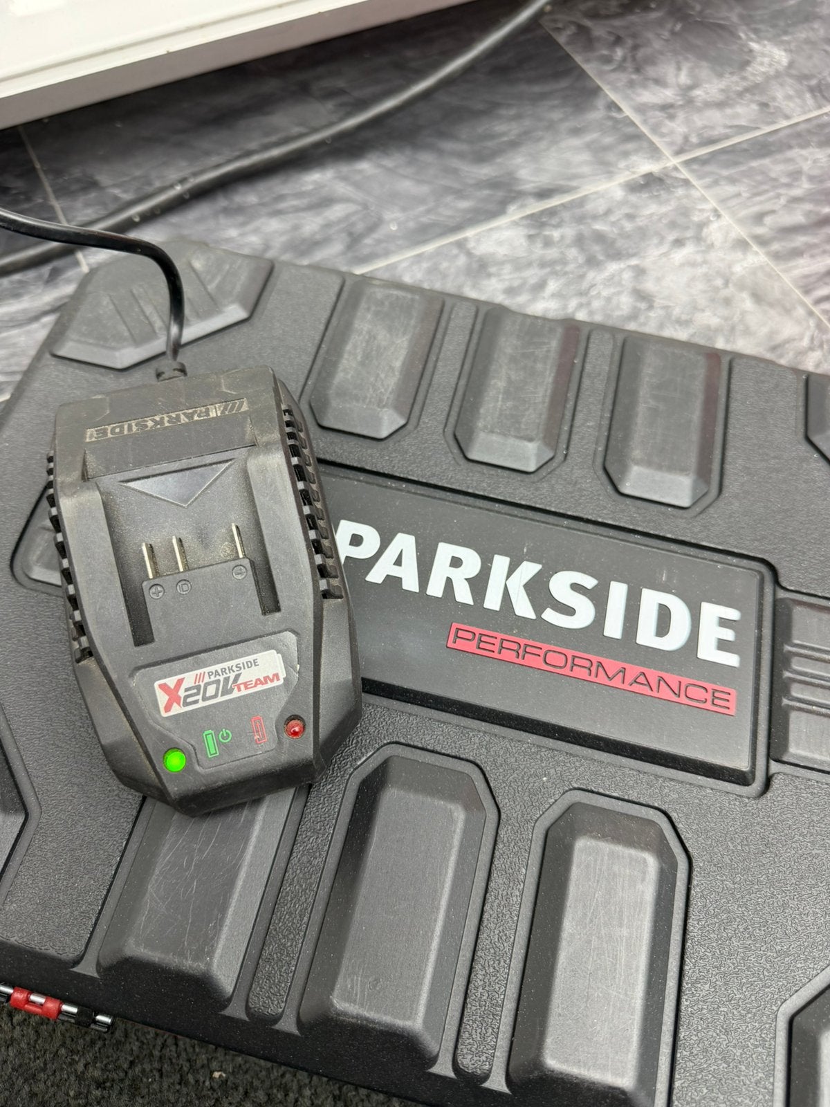 Parkside X20V Team Snellader PLG 20 A1, Ophalen, Gebruikt