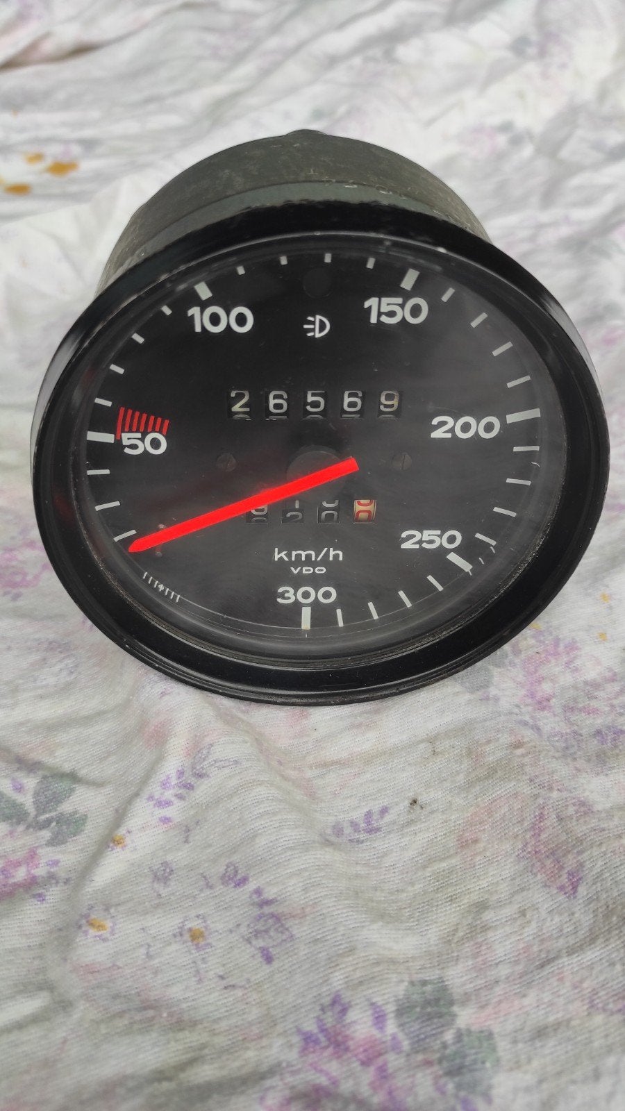 Porsche 911 mechanische 300km/h teller, Auto-onderdelen, Ophalen of Verzenden, Gebruikt, Porsche
