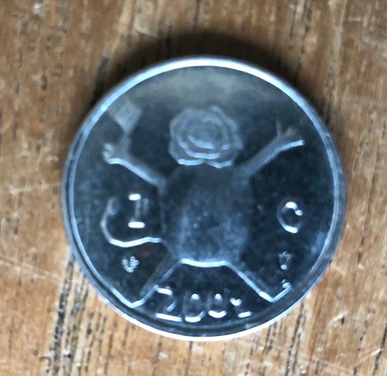 LOEKI GULDEN 2001 laatste uitgave 4 stuks, Postzegels en Munten, Munten | Nederland, Ophalen of Verzenden, Koningin Beatrix, 1 gulden