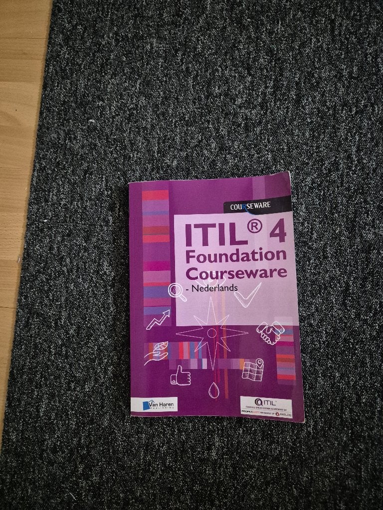 ITIL 4 Foundation set: courseware + pocketguide, Boeken, Ophalen of Verzenden, Gelezen