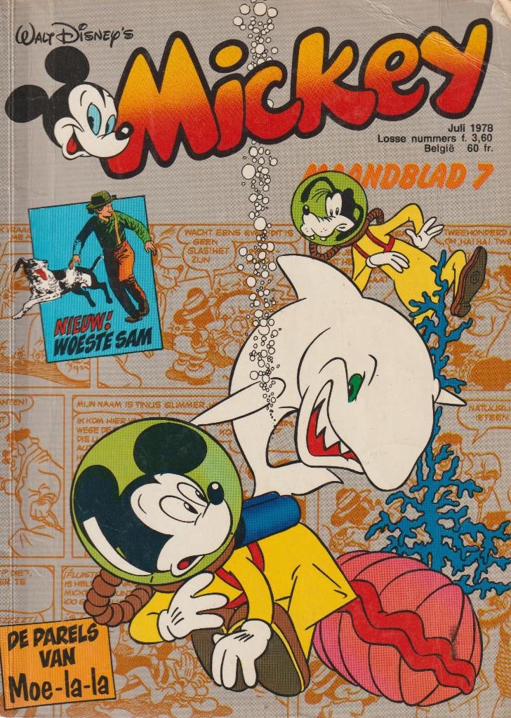 Mickey Mouse Maandblad 8 stuks, Boeken, Stripboeken, Meerdere stripboeken, Ophalen of Verzenden, Gelezen