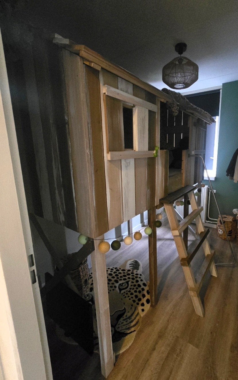 boomhut bed, Ophalen of Verzenden, Zo goed als nieuw, Hoogslaper