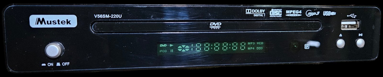 DVD-speler, Mustek V56SM-220U, Ophalen of Verzenden, Gebruikt, Dvd-speler, Overige merken