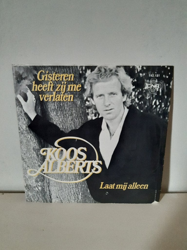 koos alberts - gisteren heeft ze mij verlaten  c, Cd's en Dvd's, Gebruikt, 7 inch, Ophalen of Verzenden, Overige typen