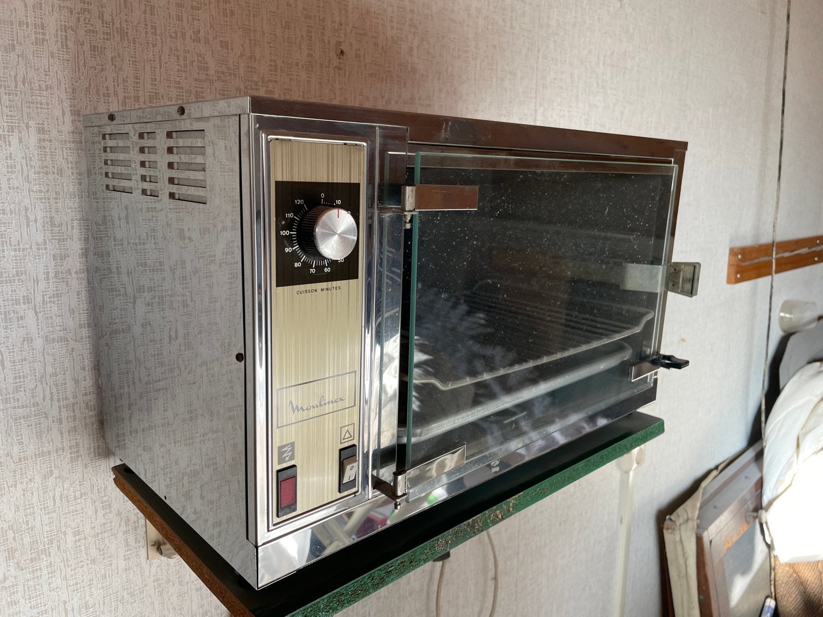 Vintage Moulinex Mini-oven - Perfect voor kleine keukens, Ophalen, Minder dan 45 cm, Vrijstaand, Mini-oven