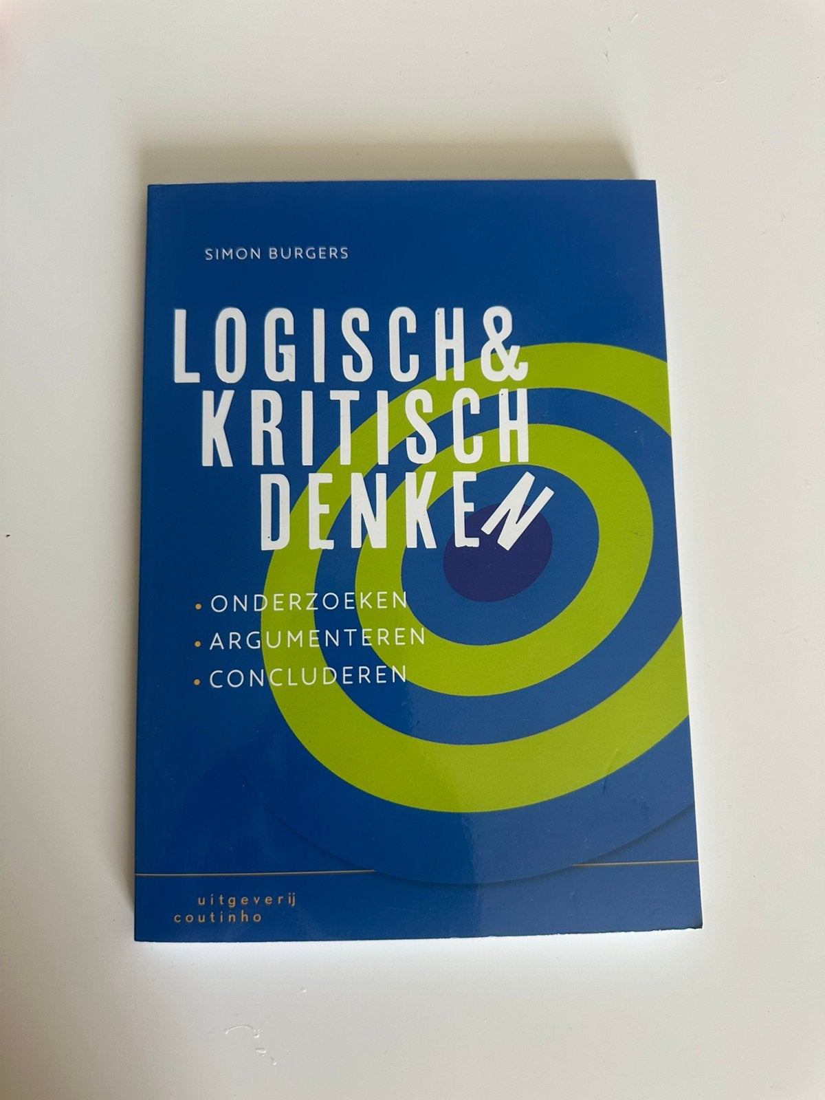 Simon Burgers - Logisch en kritisch denken, Simon Burgers, Sociale wetenschap, Ophalen of Verzenden, Zo goed als nieuw