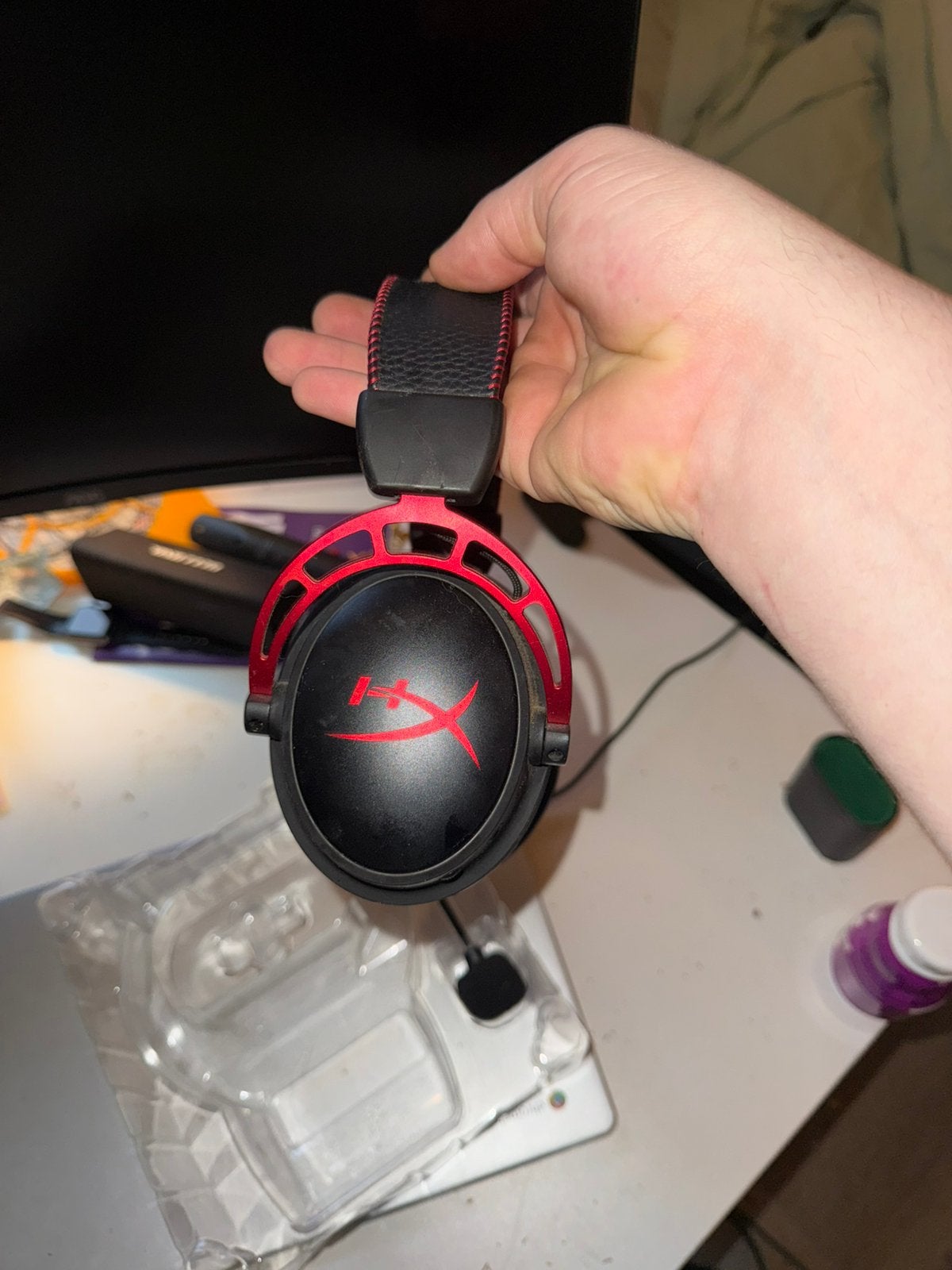 Hyperx aplha wireles, Computers en Software, Ophalen of Verzenden, Zo goed als nieuw, Draadloos, Gaming headset