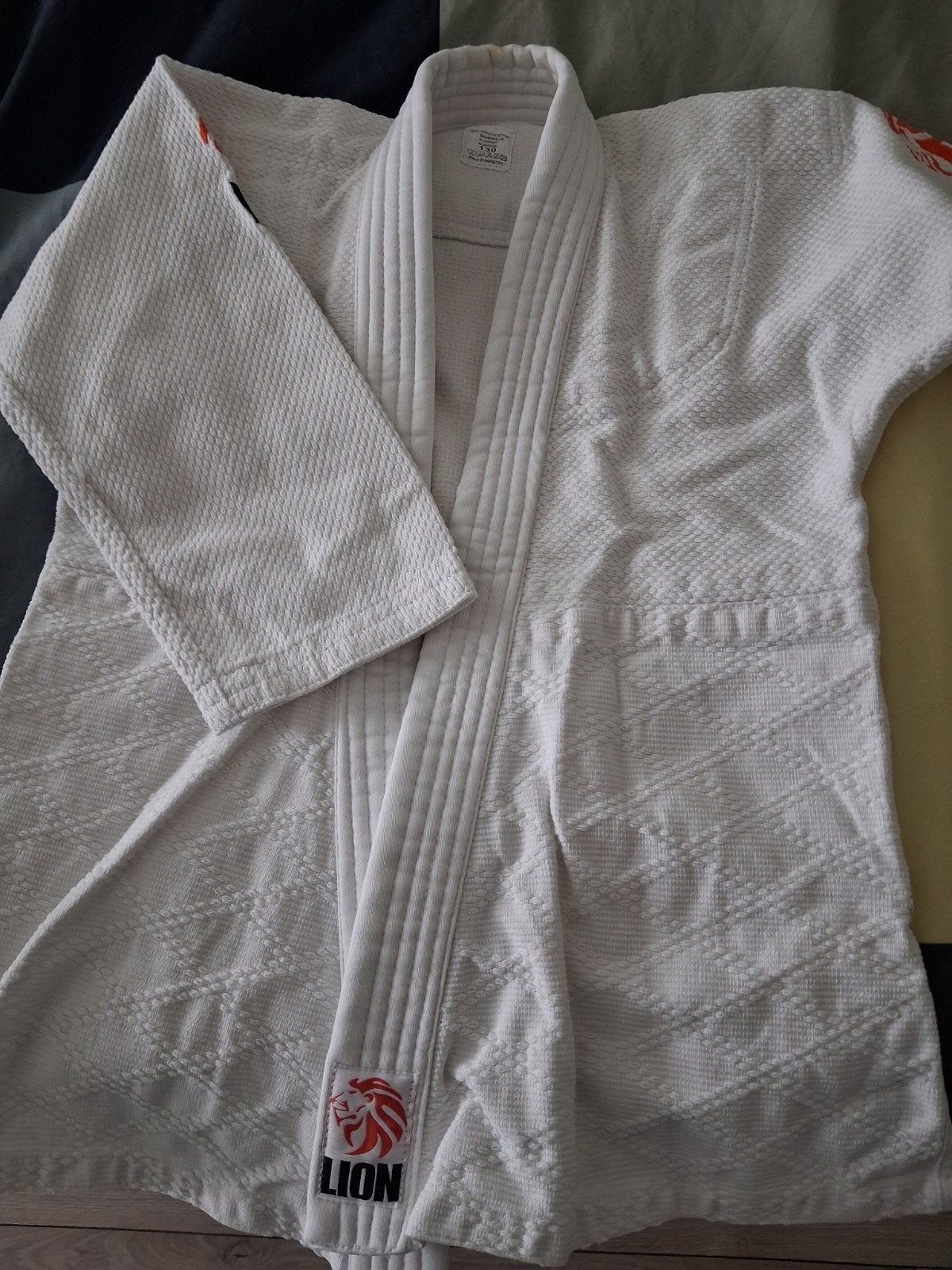 judopak maat 130, Maat XS of kleiner, Ophalen of Verzenden, Zo goed als nieuw, Judo