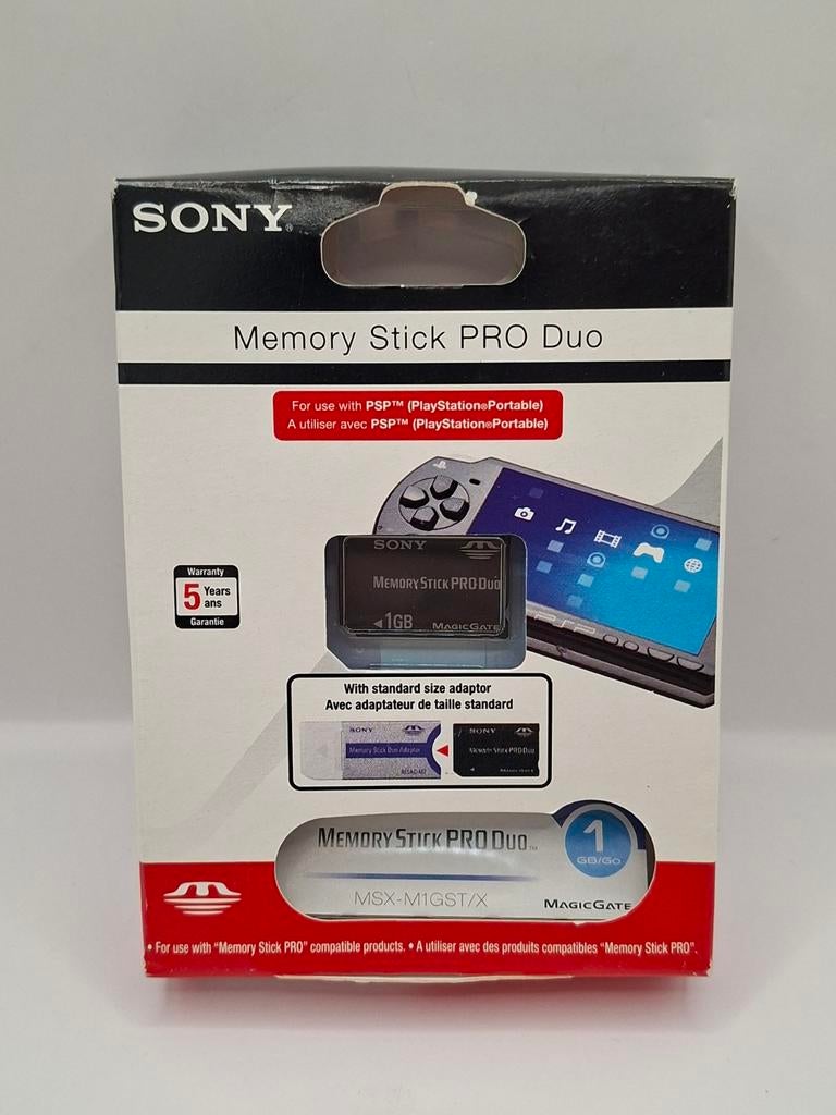 Sony memory stick pro duo 1gb ~ nieuw in dichte doos, 1 speler, Ophalen of Verzenden, Nieuw, Vanaf 18 jaar