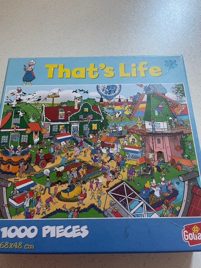 4 legpuzzels That's Life, Ophalen, 500 t/m 1500 stukjes, Zo goed als nieuw, Legpuzzel