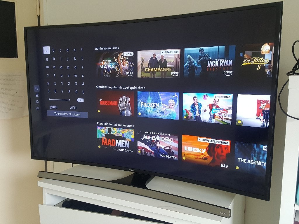 SAMSUNG CURVED  48JU6770U SMART LED WIFI, Ophalen, Gebruikt, 100 cm of meer, Samsung