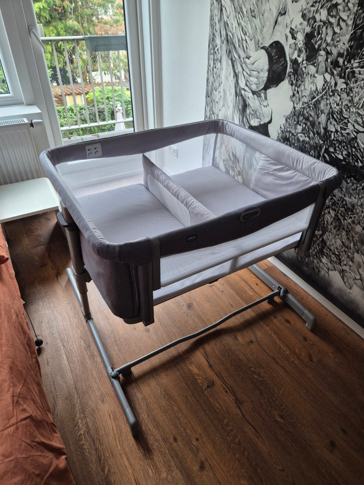 Chicco Next2Me Twin cosleeper, Ophalen, Zo goed als nieuw, Wieg