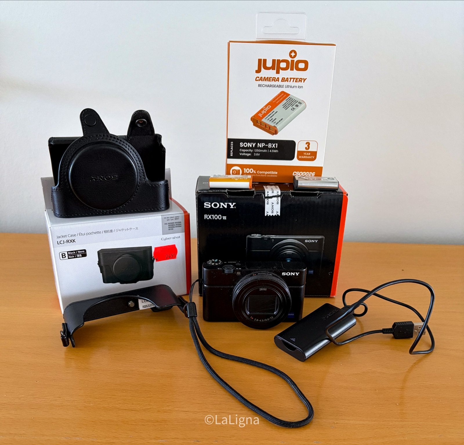 Sony RX100 VII Compactcamera met accessoires, Audio, Tv en Foto, Ophalen, Beeldstabilisatie, Zo goed als nieuw, Compactcamera