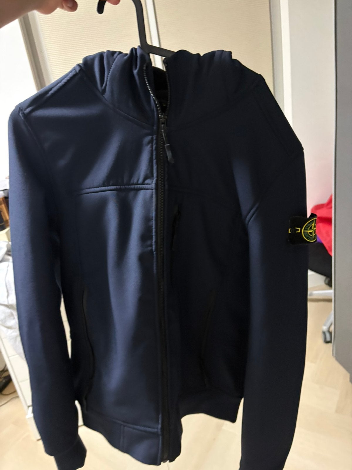 Blauwe stone tussen jas vest, Ophalen of Verzenden, Zo goed als nieuw, Blauw